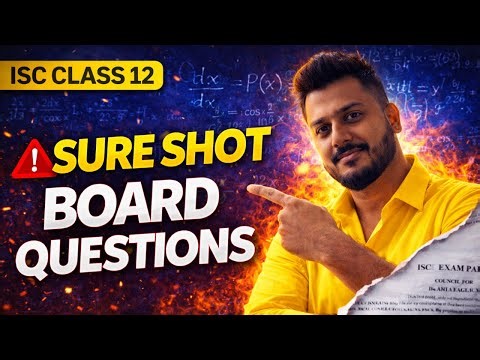 ISC Boards 2026: These Application of Derivatives Previous Year Questions help you secure 6 Marks
