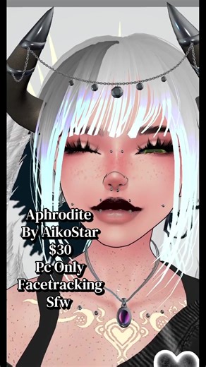 TY FOR THE AMAZING AVI @♡Aiko♡ GO GET IT AND ITS MATCHING COUNTERPART NEAAAWWWWUH #vrc #vrchat #vrchatcommunity #vrcfacetracking #facetracking