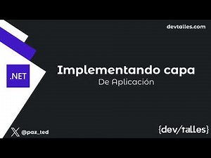 [S4/L04] .NET Fullstack: Clean architecture for the frontend and Blazor - Implementing the applic...