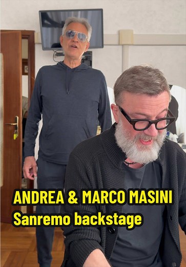 Behind the Scenes at Sanremo 2026 with Andrea & Marco Masini