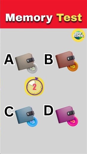 Memory IQ Test🧐| Only Genius 🥳|