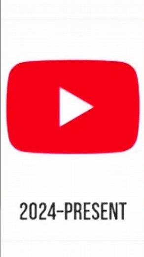 Evolution of YouTube logos 2026-2007