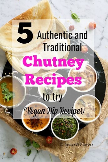 5 South Indian Chutney recipes for Idli, Dosa