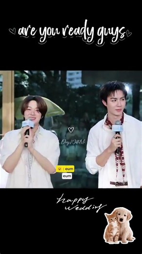 Come on, get your clothes ready, we're going to a wedding 🤧♥️ #zeenunew #zeepruk #nunew #zonzon