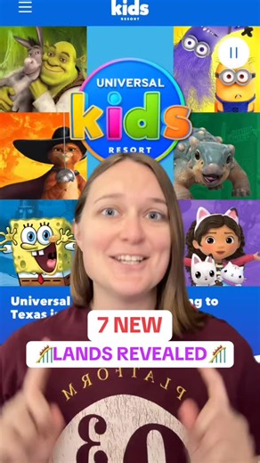 7 NEW Universal Kids Resort Lands REVEALED! (Theme Park in Frisco,...
