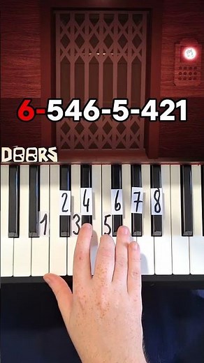Elevator Jam Doors Piano Tutorial #shorts