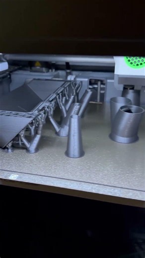 🔥 Dual 3D Printer Setup Printing the ULTIMATE Dremel Gridfinity Organizer! #3dprinting #shorts
