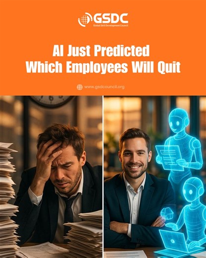 "90% accuracy in predicting WHO will quit before they even update their LinkedIn. 🤯 This isn't science fiction. It's AI-powered HR analytics happening RIGHT NOW at Fortune 500 companies. The crazy part? The AI tells you exactly what intervention will work, a raise, a new project, or a different manager. Average cost to replace ONE employee: $50K-$200K. Companies using this tech: Saving millions. HR teams not using it: Falling behind fast. The question isn't IF you'll use AI in HR. It's WHEN you