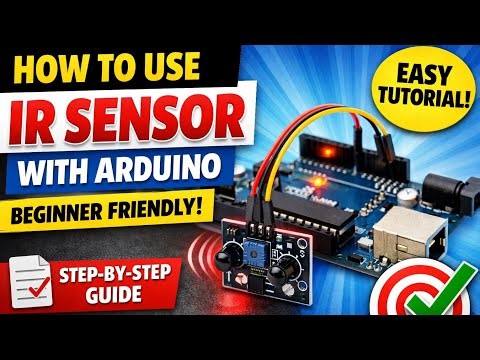 How to Use IR Sensor with Arduino | Beginner Tutorial + Project (Step-by-Step Guide)