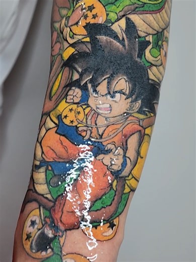 Creative Anime Tattoo Ideas: Dragon Ball Designs