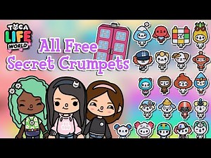 TOCA LIFE WORLD ALL FREE SECRET CRUMPETS IN BOP CITY | Toca Boca | NecoLawPie
