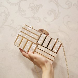 [Hot Item] Luxury Fashion PVC Clutch Square Women Wallet/Purse