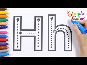 Learn the common letter H in the two words 'help' and 'hug' | Learn the alphabet with short stories