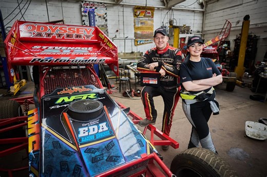 Ossett couple go head-to-head in BriSCA F1 stock car racing showdown