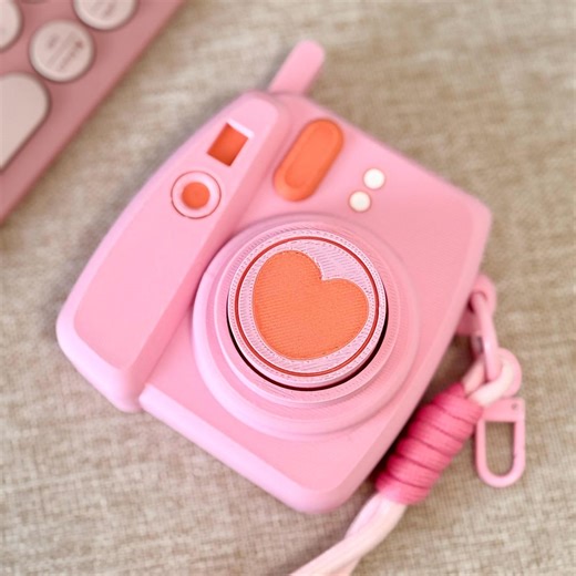 Life Cube Instax Clicker Keychain With Pastel Colours - Etsy