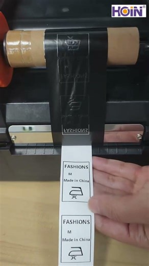 Print on cloth washable labels,thermal transfer printer ,factory selling