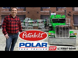Stunning Green Rig! - 64th DCP Peterbilt 389 with Polar Deep Drop Tanker