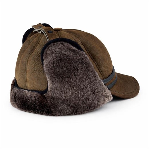 Trapper Hat - Sheep Aviator Hat for Men Shearling Wool Lining - Etsy