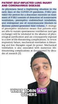 Self inflicted lung injury SILI: is it real?