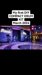 First DIY Compact Drum Kit! #cruiseship #lightweightdrums #diyprojects #minikit #customdrums #diy #PrimaTrio | DEUEL