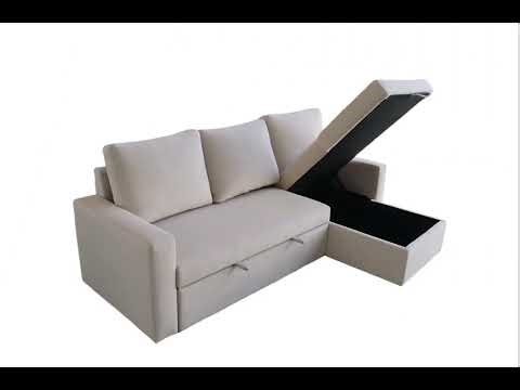 Corner sofa bed (with storage space)