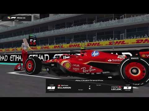 F1 Challenge VB | 2024 Yas Marina | 25% race with AI