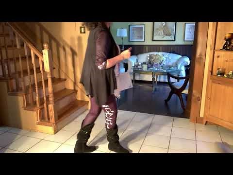Broke, line dance instructional video