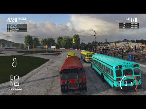 Running Every Race In Buses TRACK PACK MODS Part 16 WRECKFEST