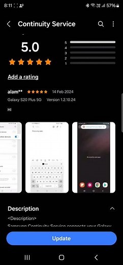 Samsung Updates Continuity Setvices #continuity #samsungupdates #galaxyhub