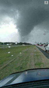 Driver captured a tornado spotted near Savannah, Georgia during Tuesday's storms. Officials confirmed 1 woman was killed by a suspected tornado in Bryan County, GA: https://2wsb.tv/3uUa81T | WSB-TV