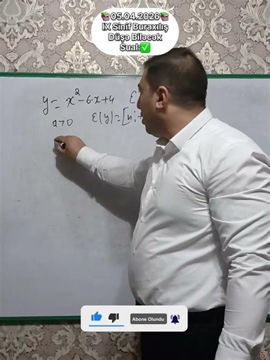 05.04.2026 Düşə biləcək Sual Tipi #maths #viral #riyaziyyat #mathematics