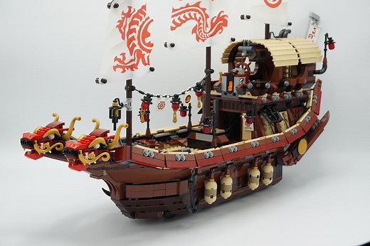 LEGO MOC-89905 RC/Motorized Destiny's Bounty 70618 (Ninjago 2021)