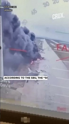 Ukraine "Hits" 41 Russian Aircraft in SBU's Op "Spider Web"