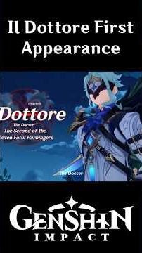 Il Dottore First Appearance (Genshin Impact)