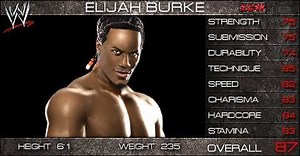 Elijah Burke | WWE SmackDown vs. Raw 2009 Roster