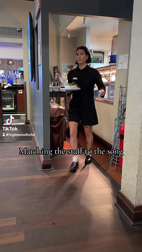 You just know this is what’s going on in their heads 🎶🎵 #inglewoodhotel #yourfriendlylocal #hospitalitylife #workvibes #relatable