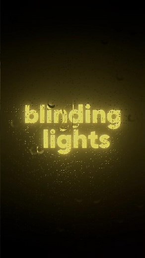 Blinding Lights - The Weeknd | Lyrics Video | LyricsOrbit 🎵| Aesthetic Edit |