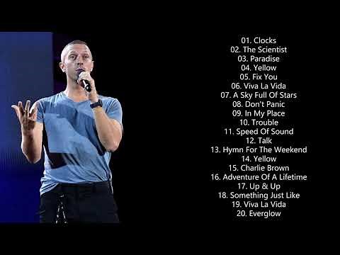 COLDPLAY MIX 20 SUPER ÉXITOS ROMÁNTICOS - MEJORES CANCIONES DE AMOR DE COLDPLAY