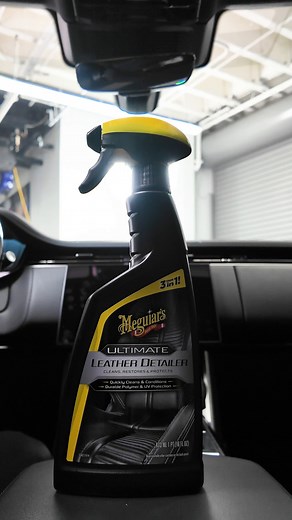 How do you clean, nourish & add protection to leather all in one product? Ultimate Leather Detailer! 3 in 1 is just 1 click away! https://s.meguiars.com/bkz9ckfg #meguiars #leathercare #detailer #ReflectYourPassion | Meguiar's