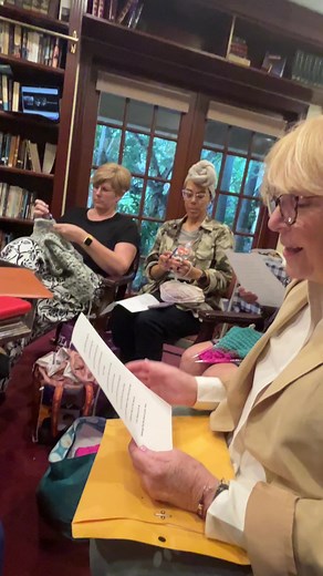 Our Prayer Shawl Ministry begins each session in prayer as they create shawls for members of our church who are sick, experiencing a big change in their life, or need some extra love for one reason or another. #prayershawl #prayershawlministry #miamichurch #coralgableschurch #unitedchurchofchrist #faithfullyforward #gablesucc #youarewelcomehere #ourstoryincludesyou | Coral Gables Congregational United Church of Christ