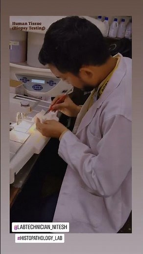 Making human tissue blocks by paraffin wax embedding process. Part 1st... #histopathology