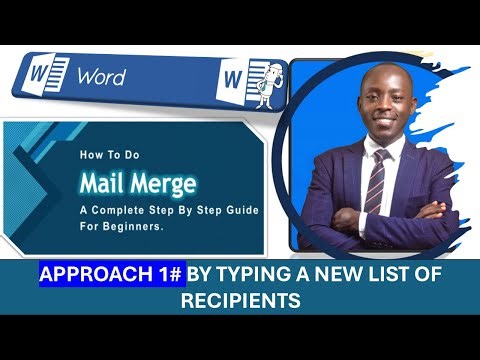 Mastering Mail Merge in Microsoft Word Step by Step Tutorial | MUTEBI RATIBU