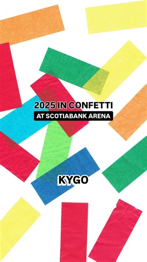 Scotiabank Arena on Instagram: "Confetti is our favourite 🥹 Here’s to making more memories in ’26 🎉✨ #Concert #Confetti #Toronto"