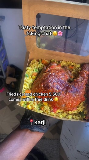 Tasty Temptation: Fried Rice and Chicken Delight