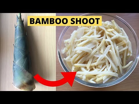 HOW TO PREPARE BAMBOO SHOOT FOR COOKING | Boiling of Bamboo Shoot | Pagaalis ng Lason ng Labong