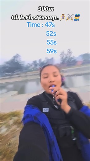 300m Training Time for Girls' First Group