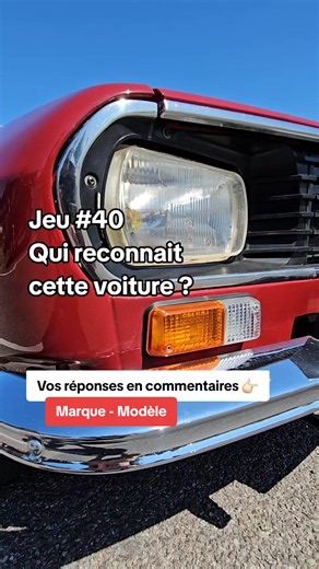 136K views · 750 reactions | Qui reconnait cette voiture ? Jeu 40 Vos...