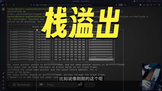[bin] stack buffer overflow 二进制分析