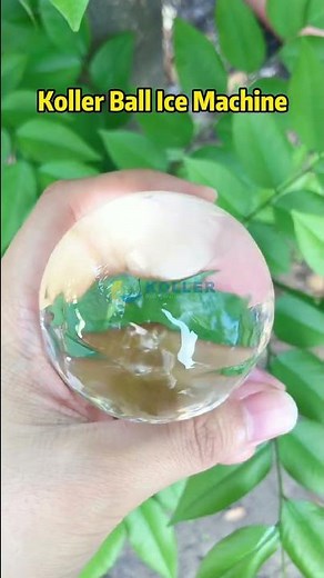 Koller ice ball machine is working!