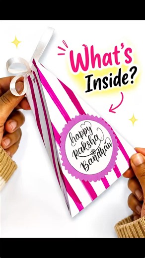 DIY Raksha Bandhan Gift Box 🎁 Easy Paper Gift Box Idea | Handmade Rakhi Surprise #shorts